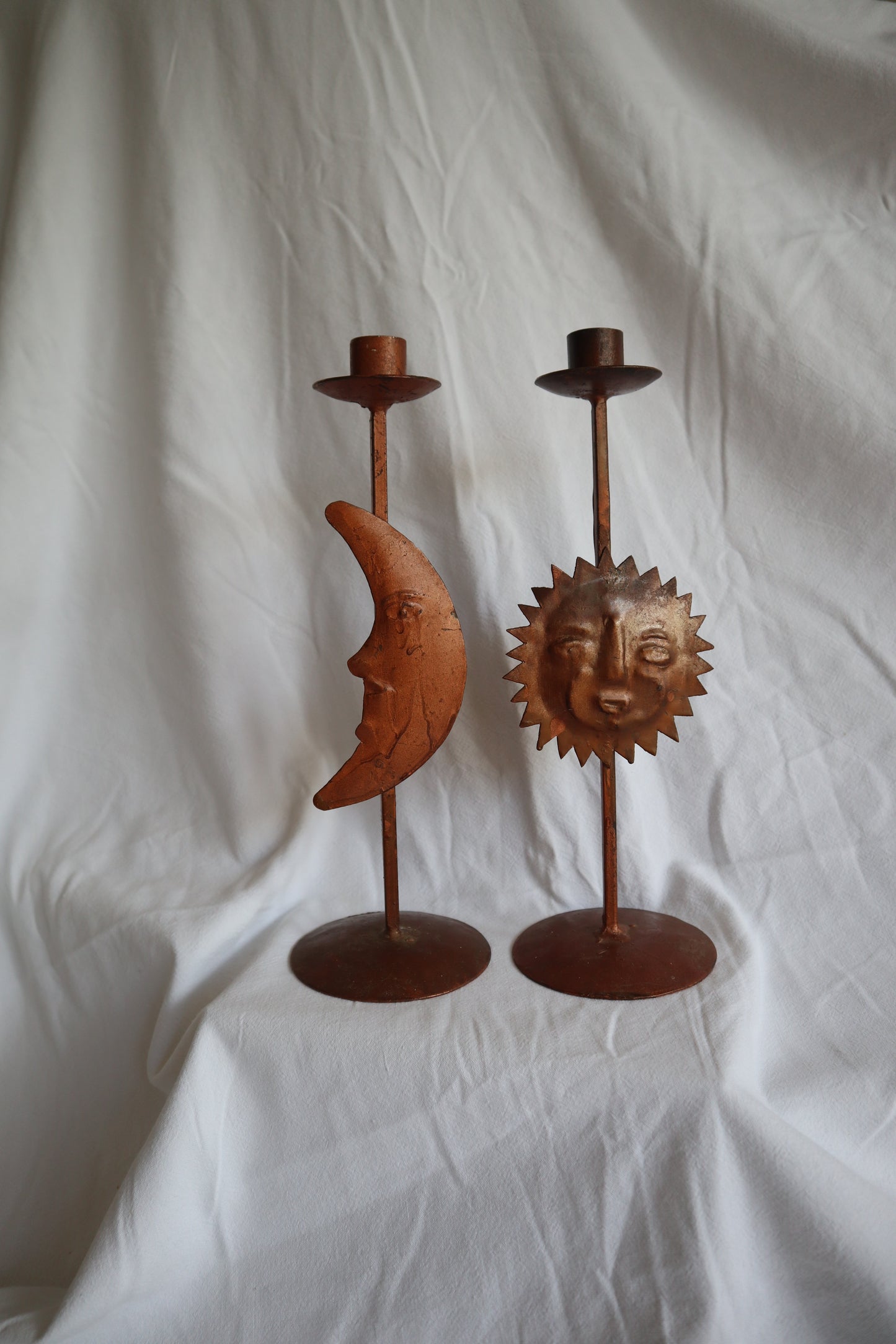 Celestial candlestick pair