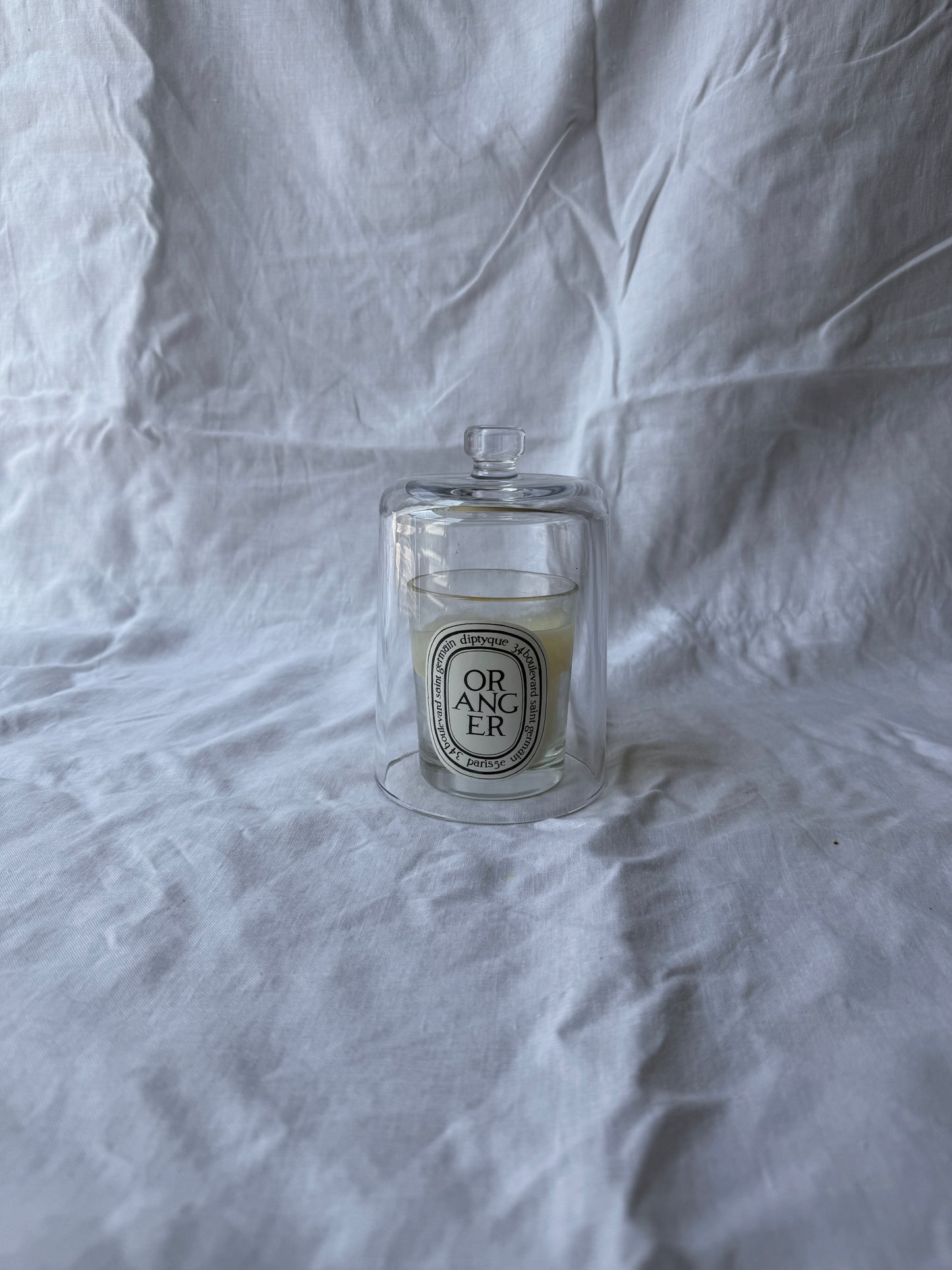French vintage candle cloche