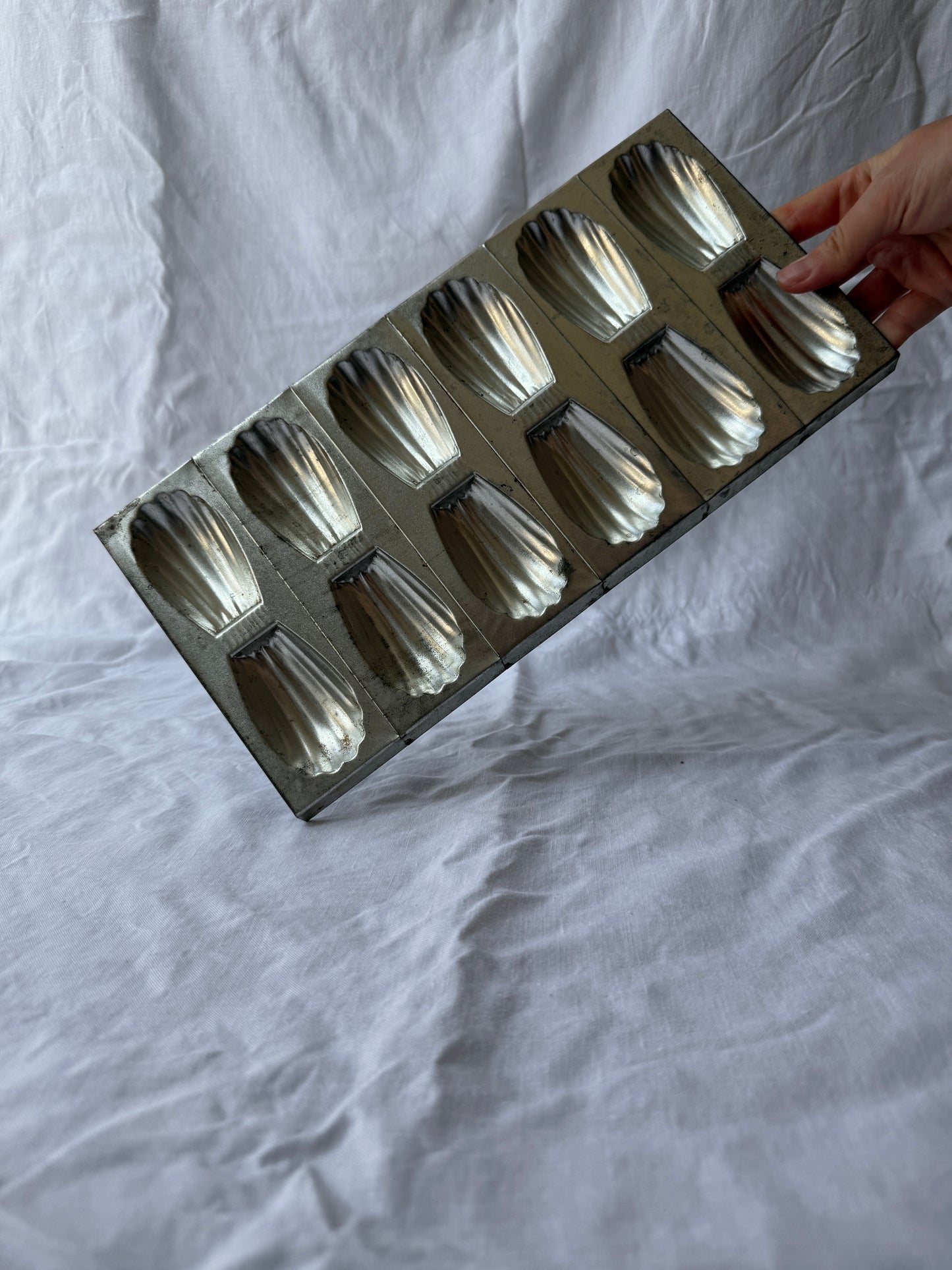 Vintage French madeleine tray