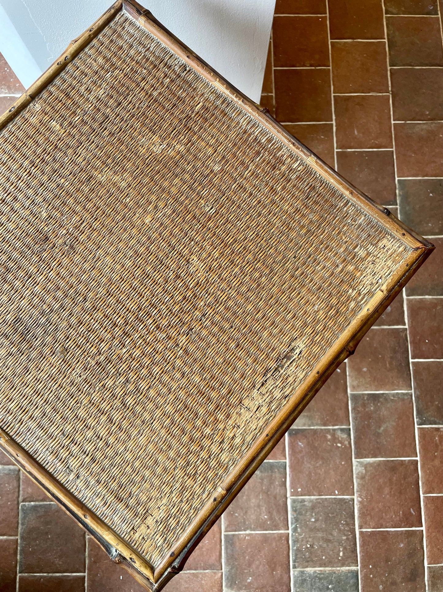 Edwardian bamboo side table