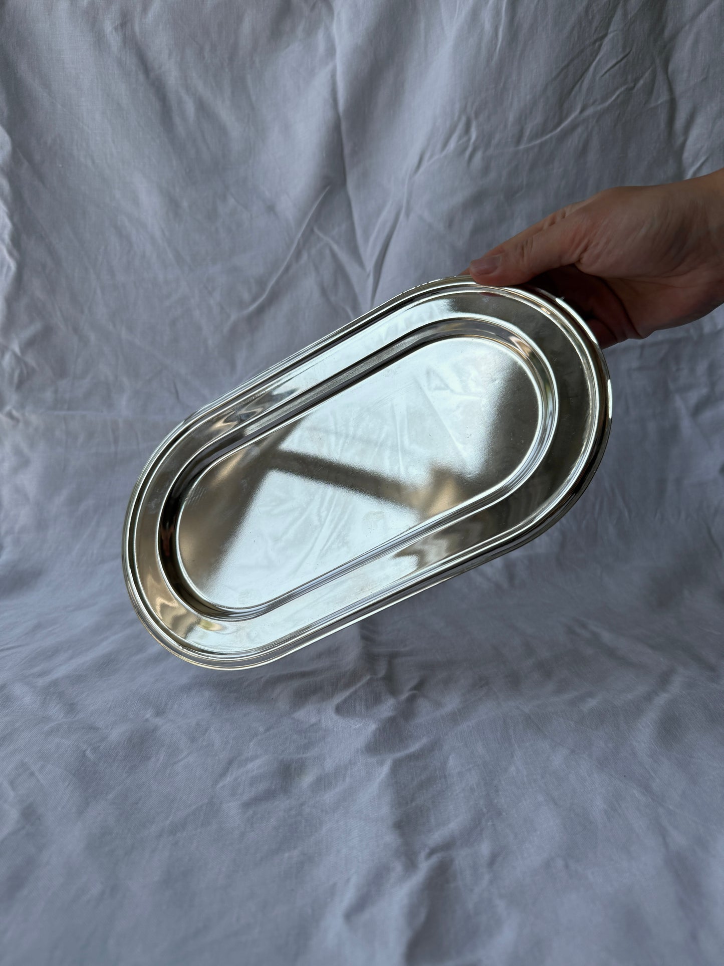 Silver plated tray