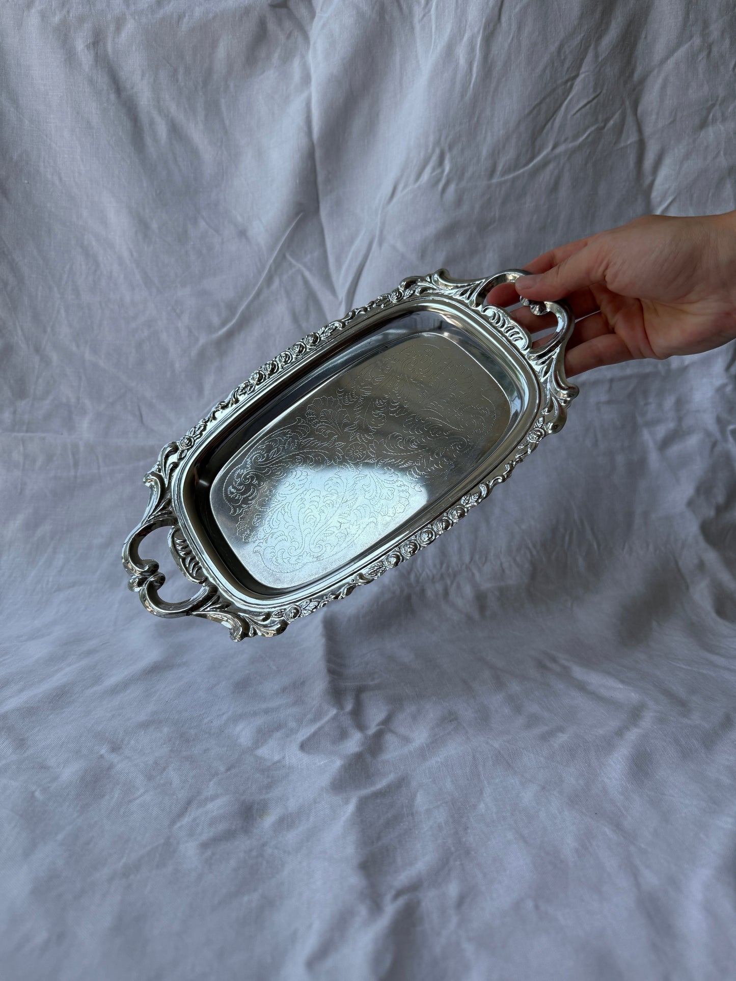 Vintage inox mini-tray