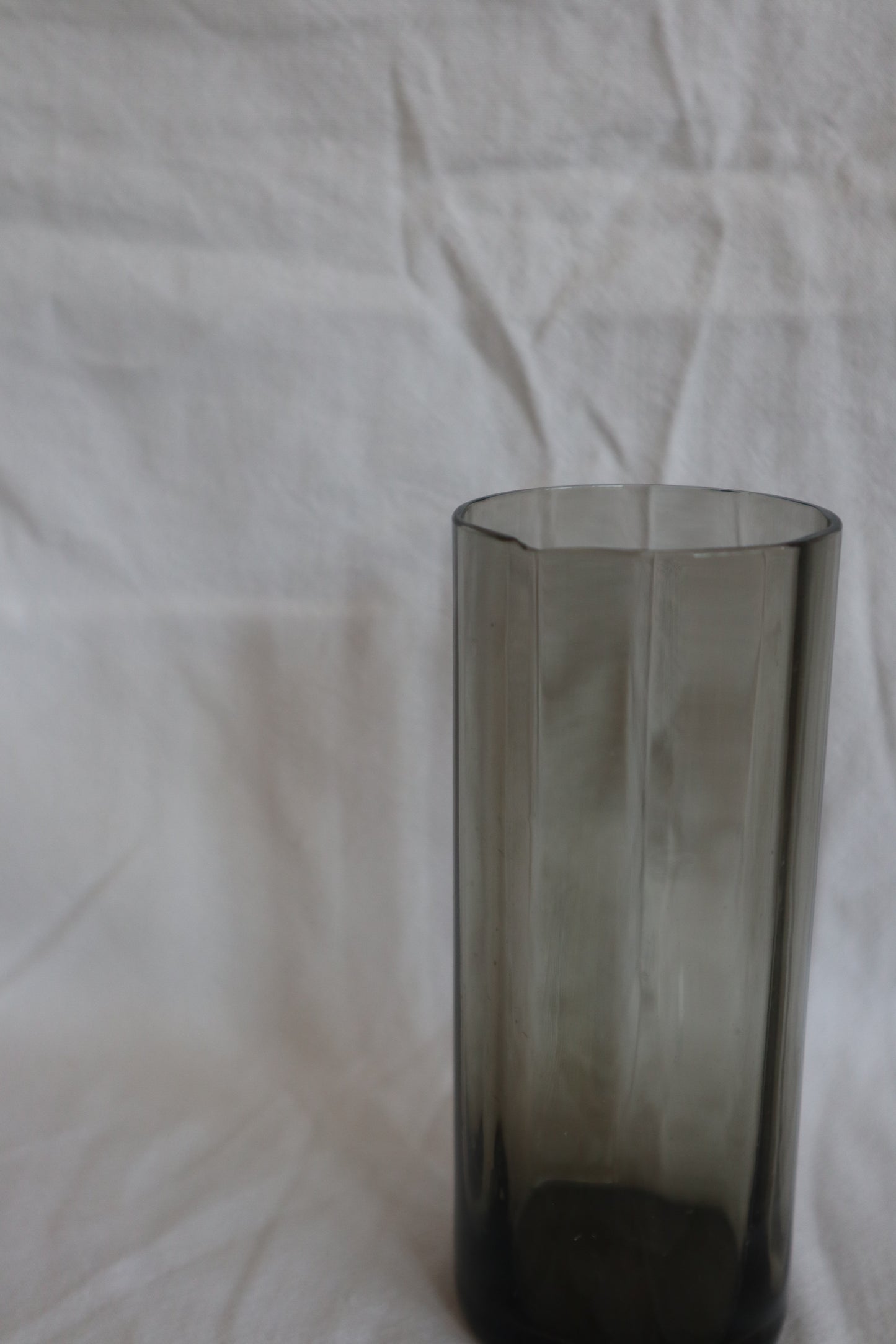 Smoked glass mid century jug and set of 5 hiball glasses