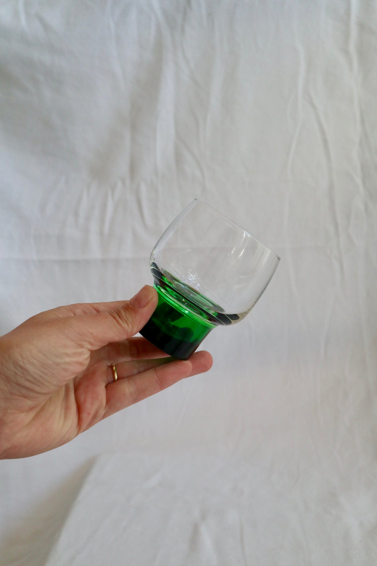 Set of 6 rare 1960s/70s French wine/cocktail glasses