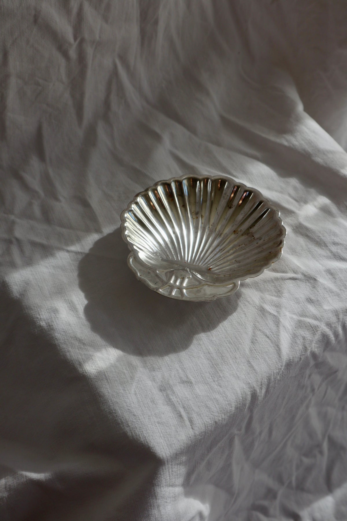 Silver plated trinket dish