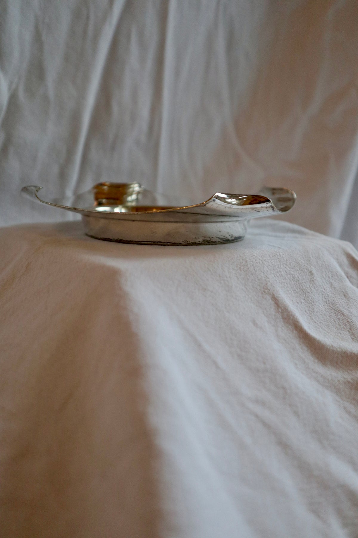 Art deco silver plated trinket dish