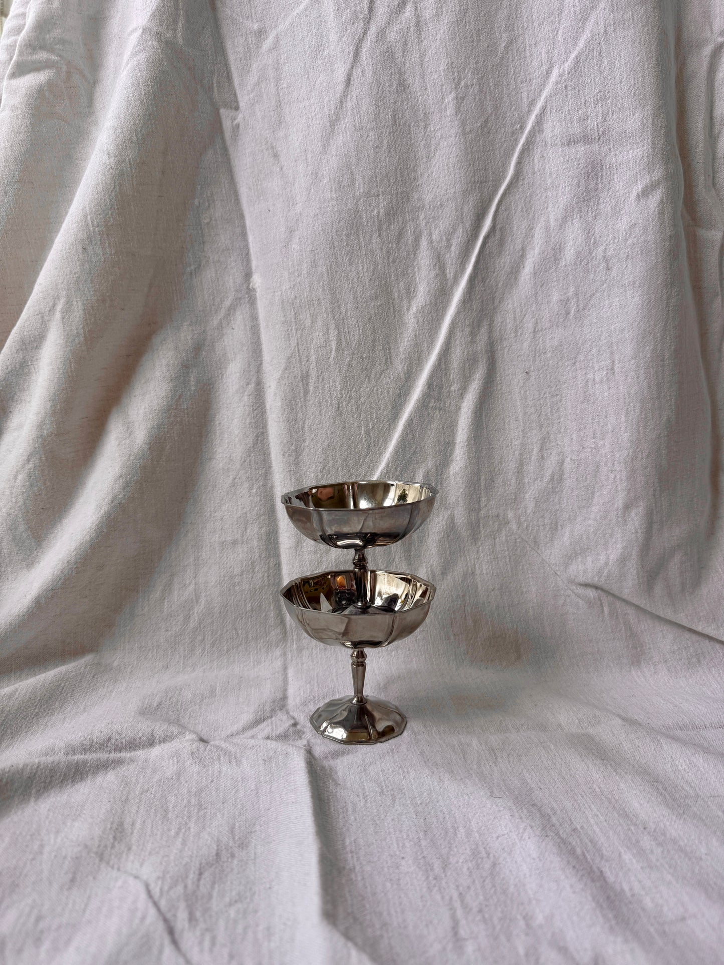 French inox coupes (pair)