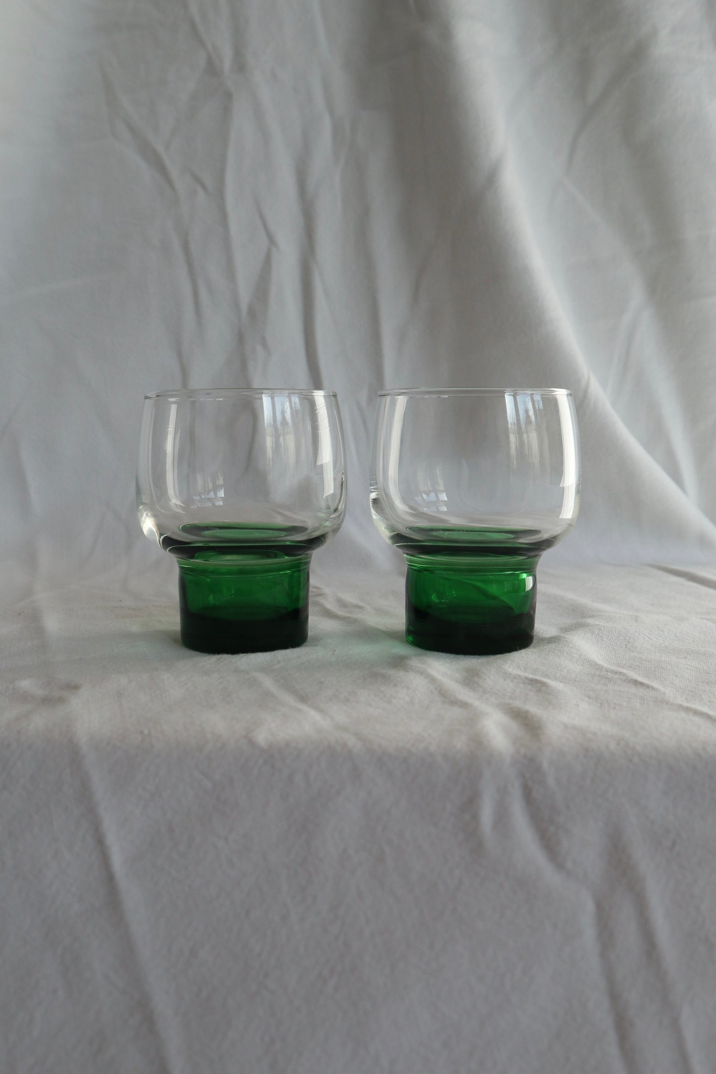 Rare set of 4 mid century French cocktail glasses