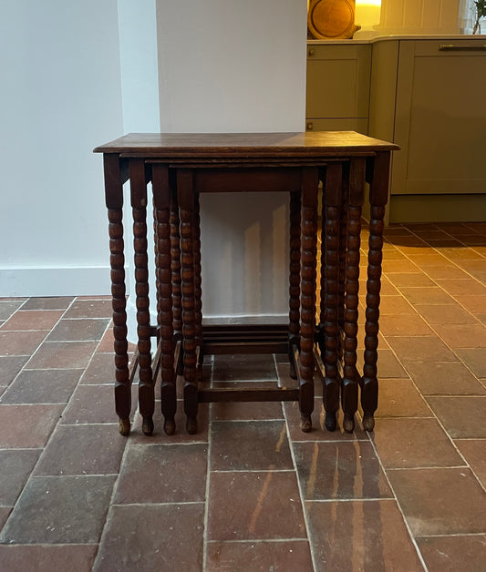 Nest of bobbin leg tables