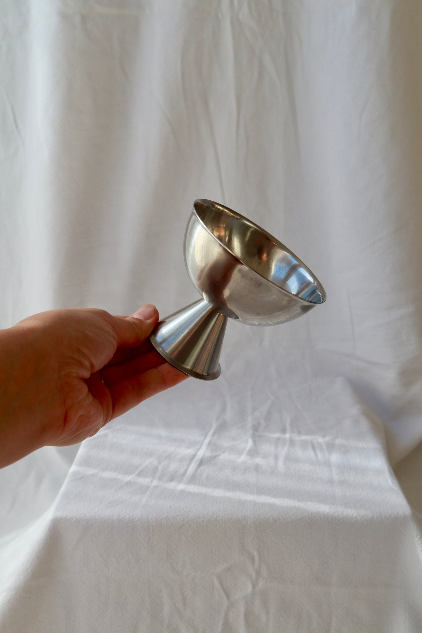 Set of 4 architectural stainless steel coupes