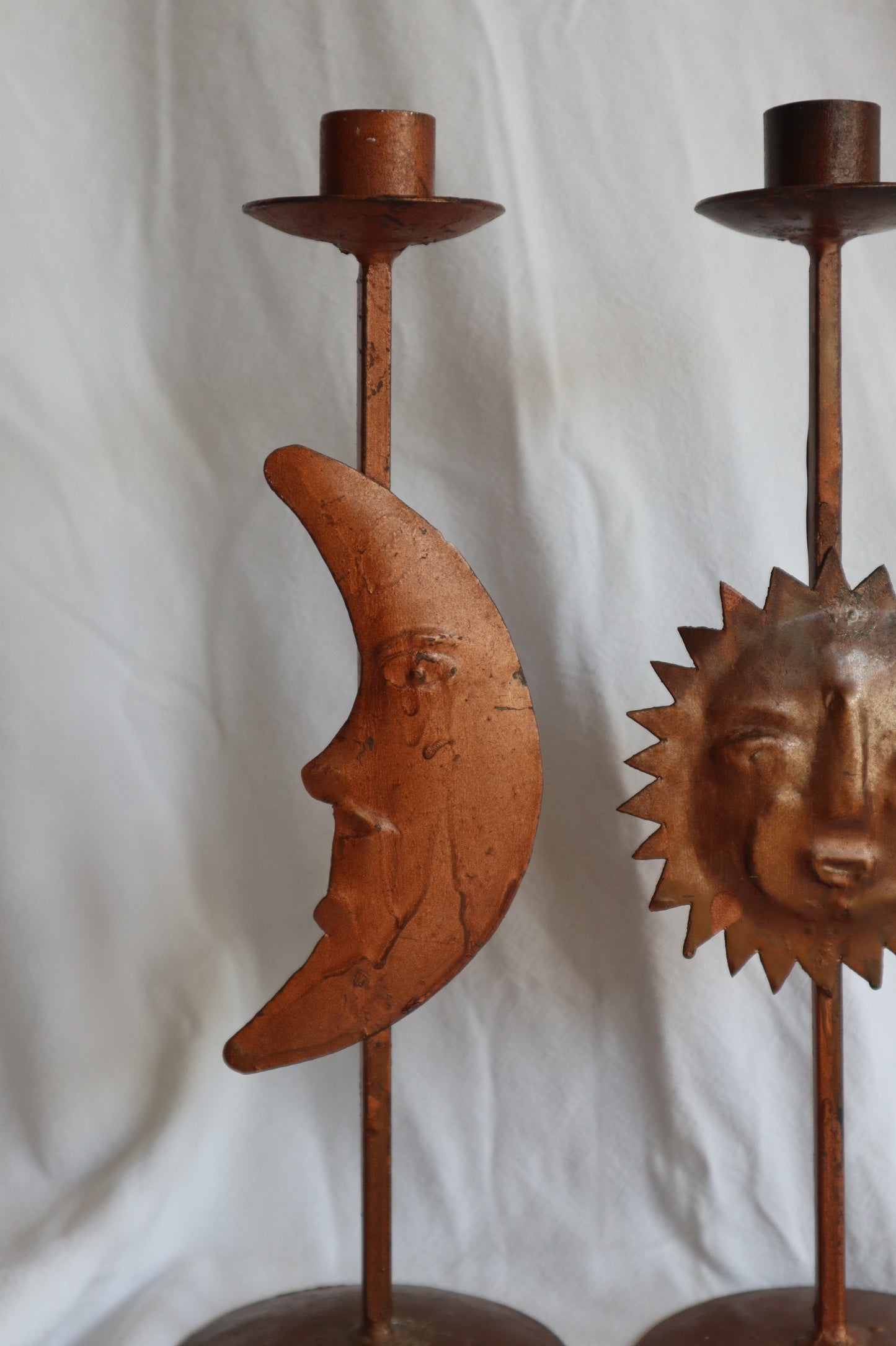 Celestial candlestick pair