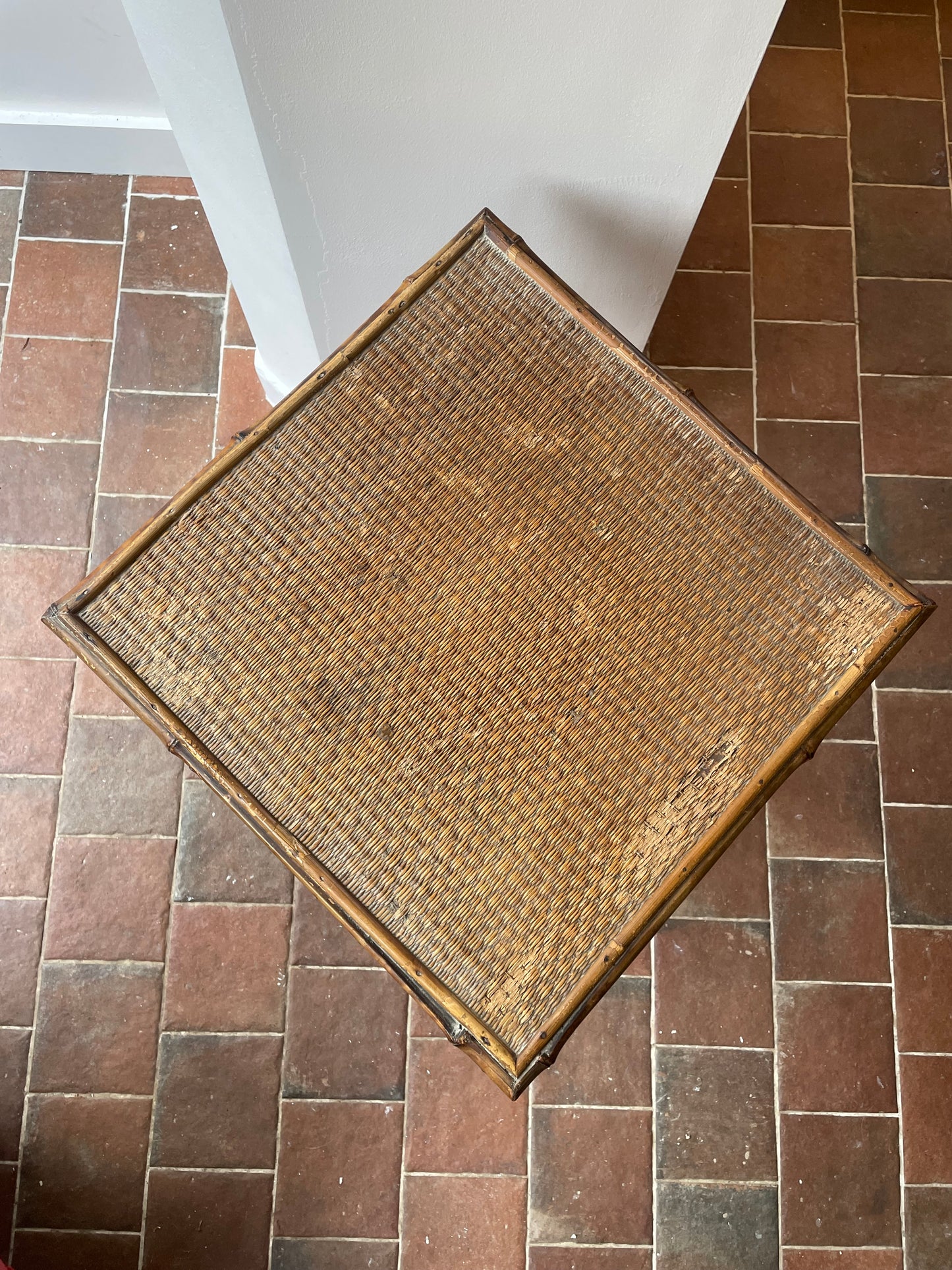 Edwardian bamboo side table