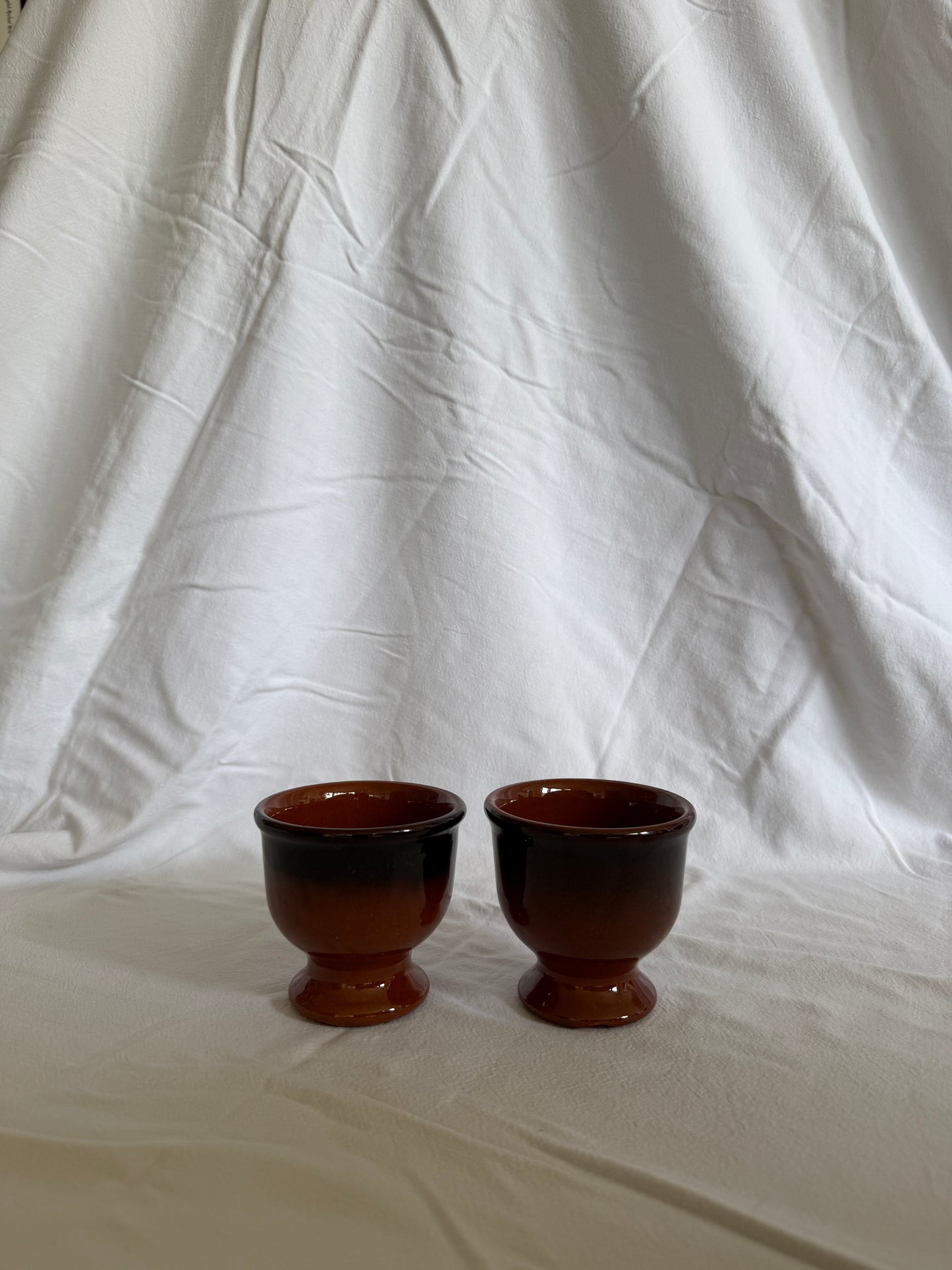 Pair of handmade ceramic cups