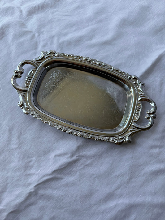 Vintage inox mini-tray