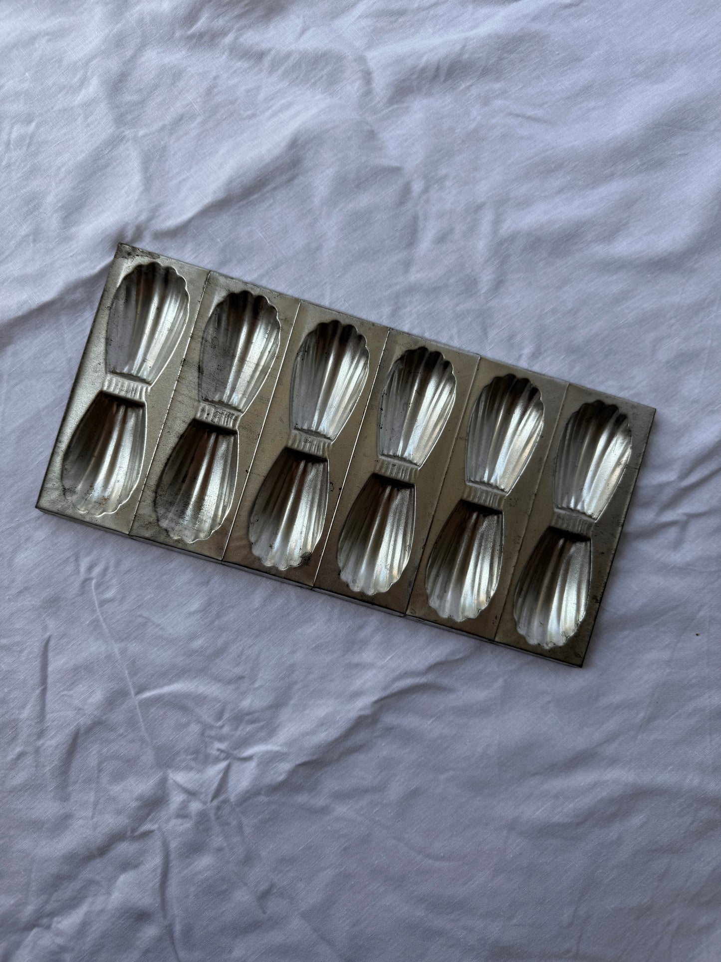 Vintage French madeleine tray