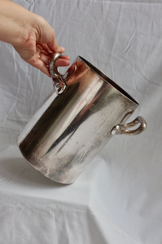 Antique French art nouveau wine cooler