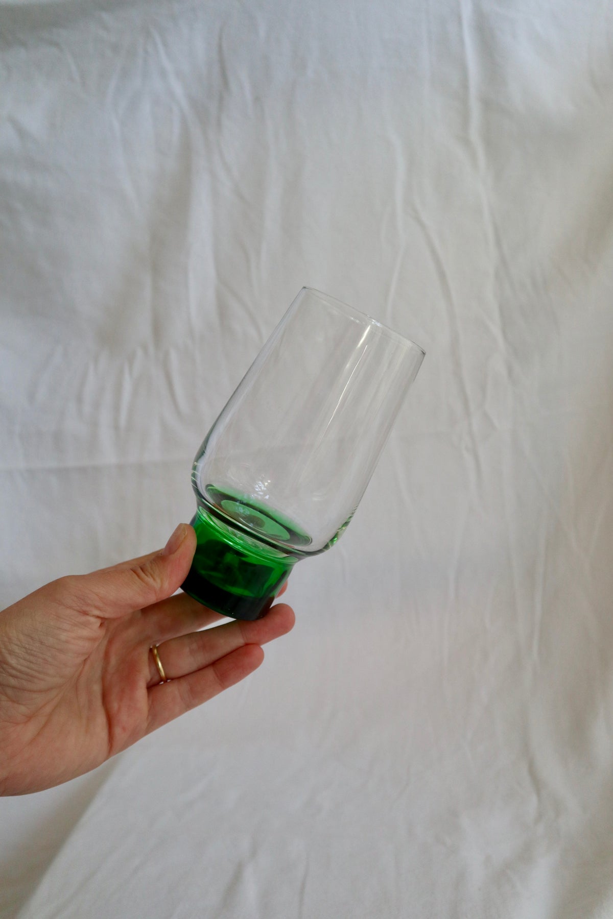 Set of 6 rare 1960s/70s French hiball glasses