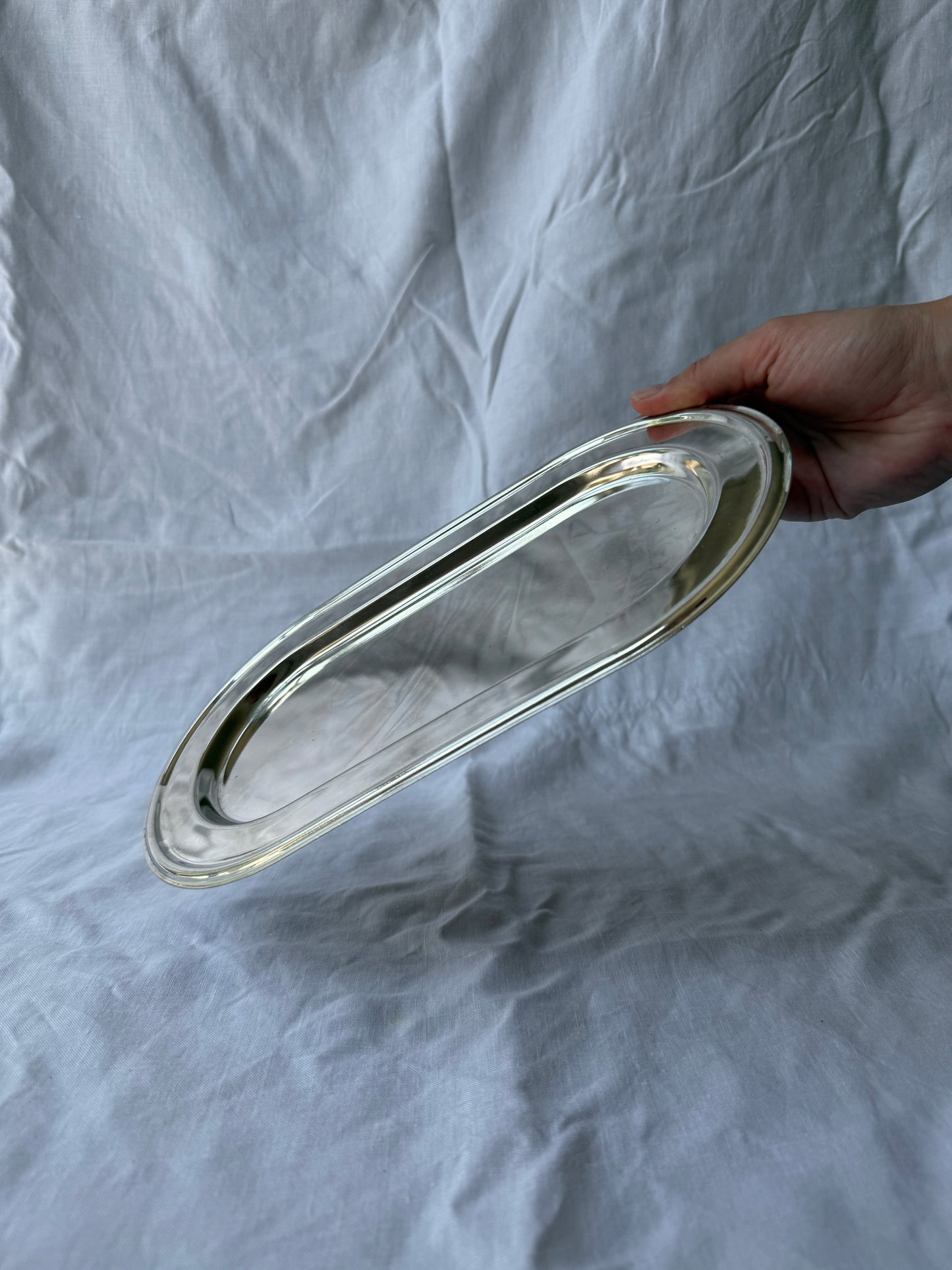 Silver plated tray