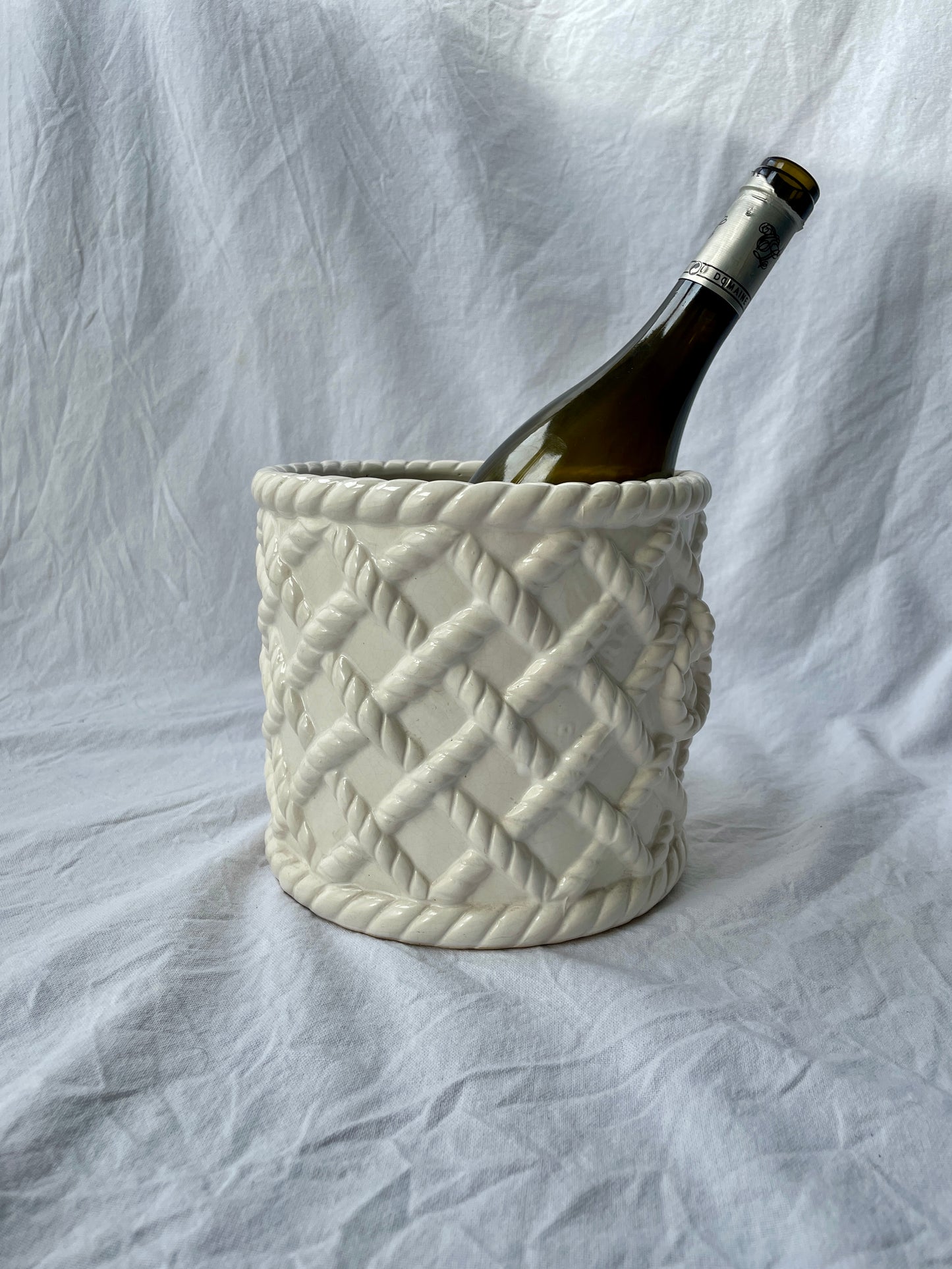 French Ceramic Plant Pot or Wine Cooler