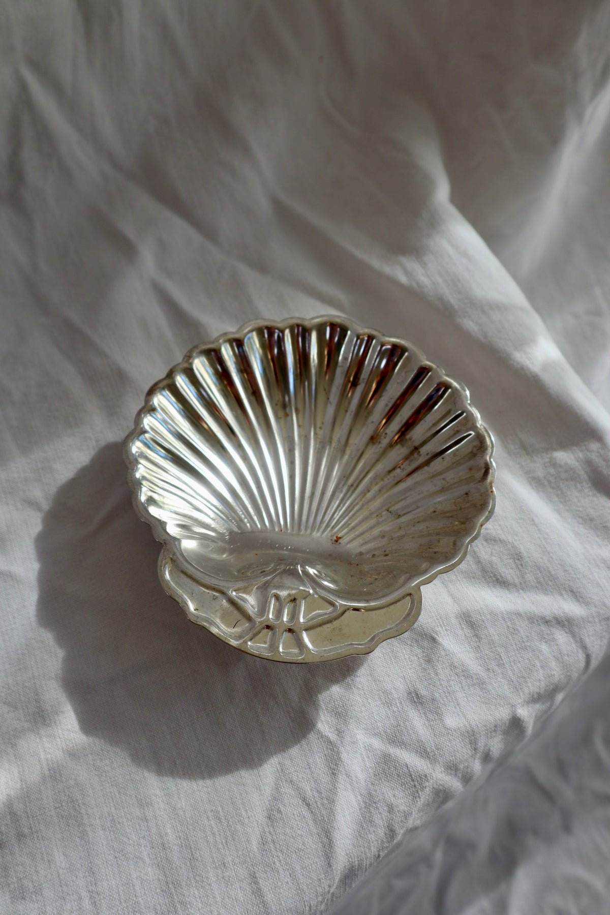 Silver plated trinket dish