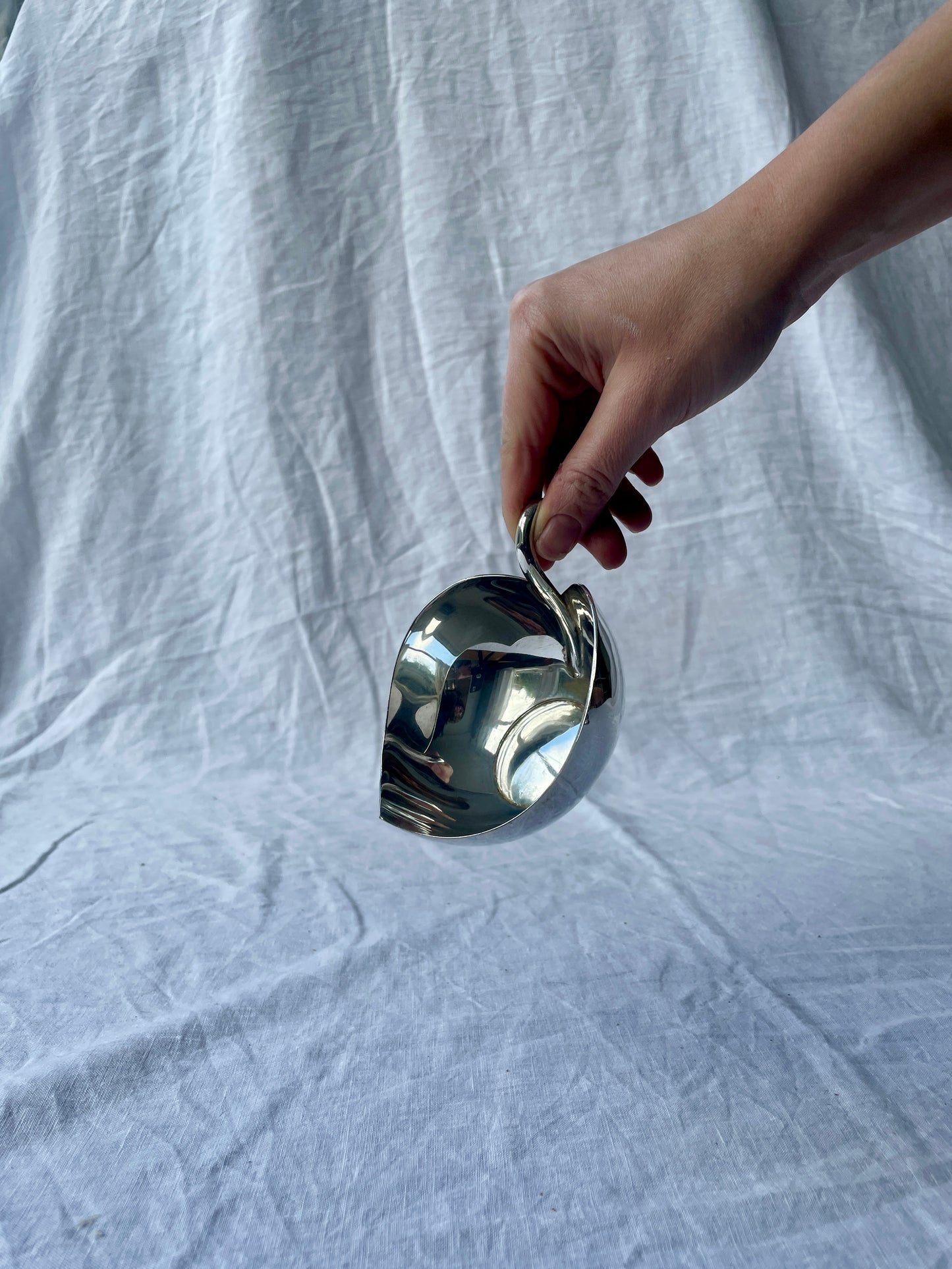 Rare French silver trinket dish