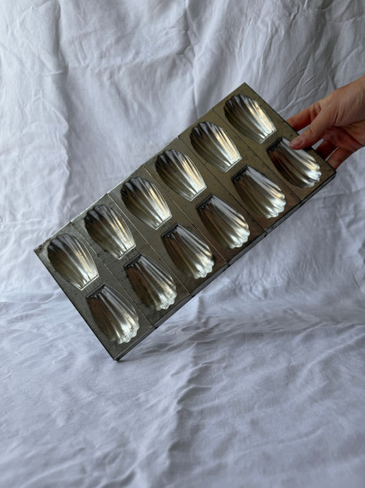 Vintage French madeleine tray