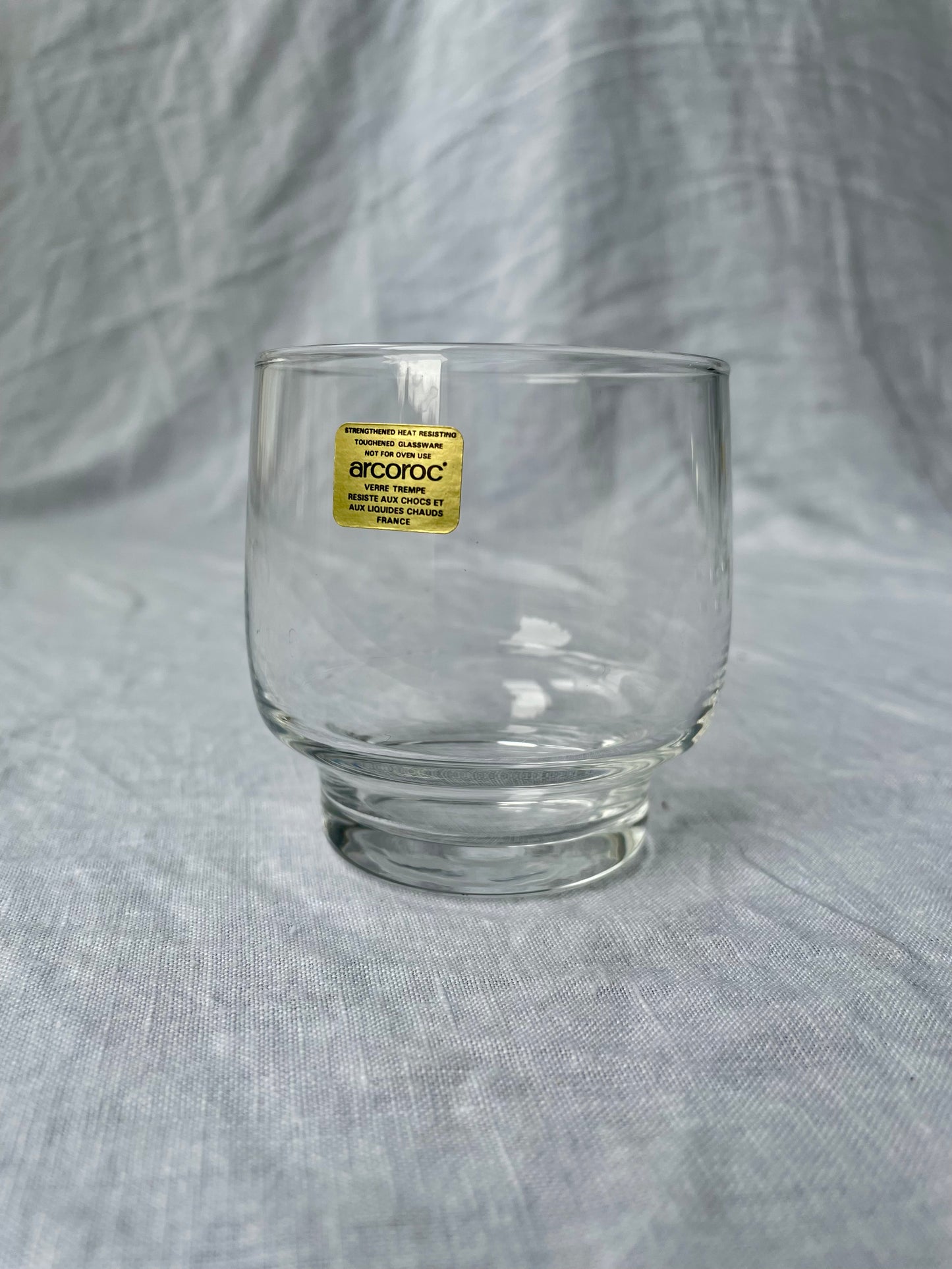 Set of four French mid-century glasses