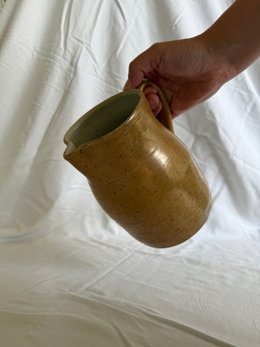 Handthrown stoneware jug