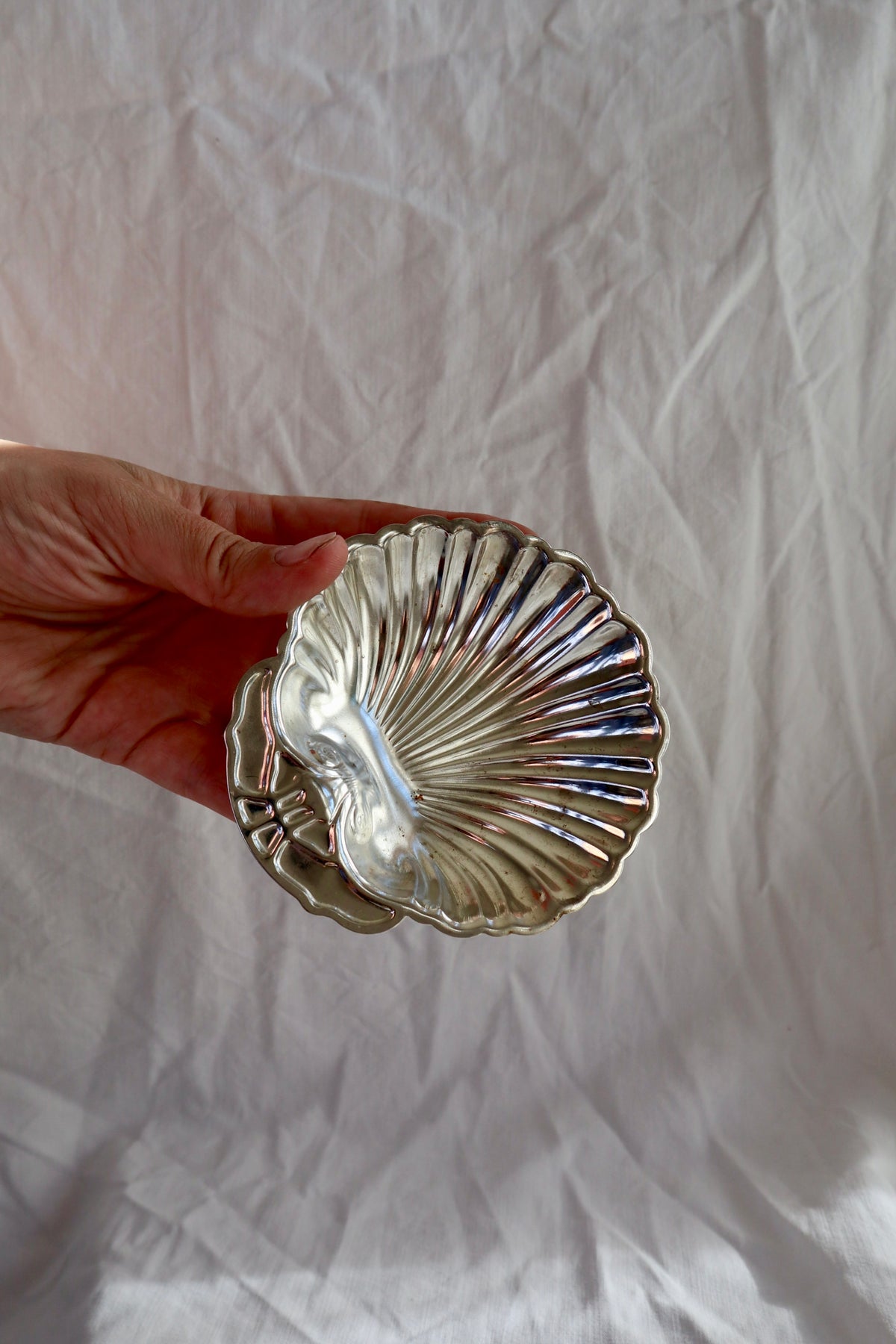 Silver plated trinket dish