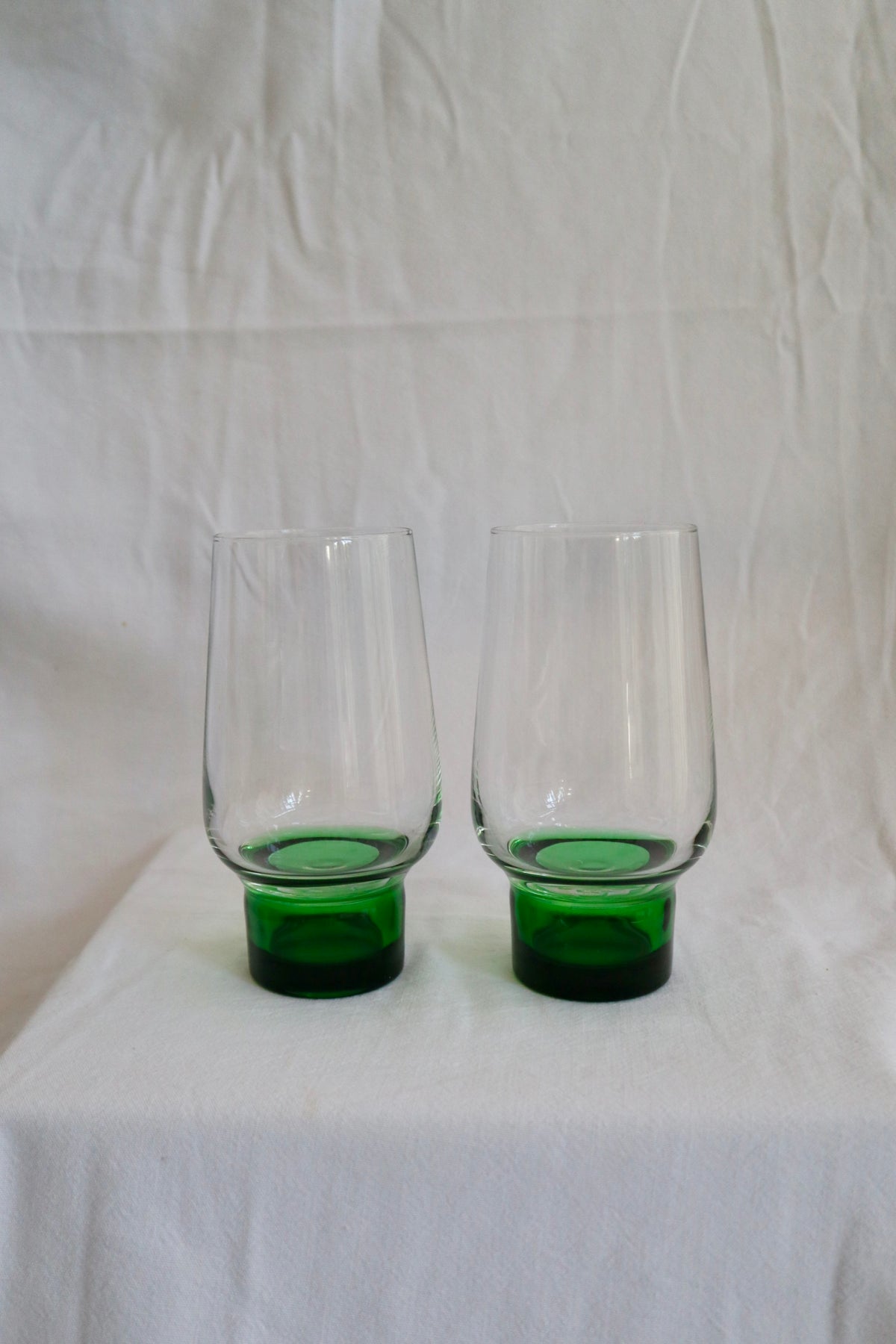 Set of 6 rare 1960s/70s French hiball glasses