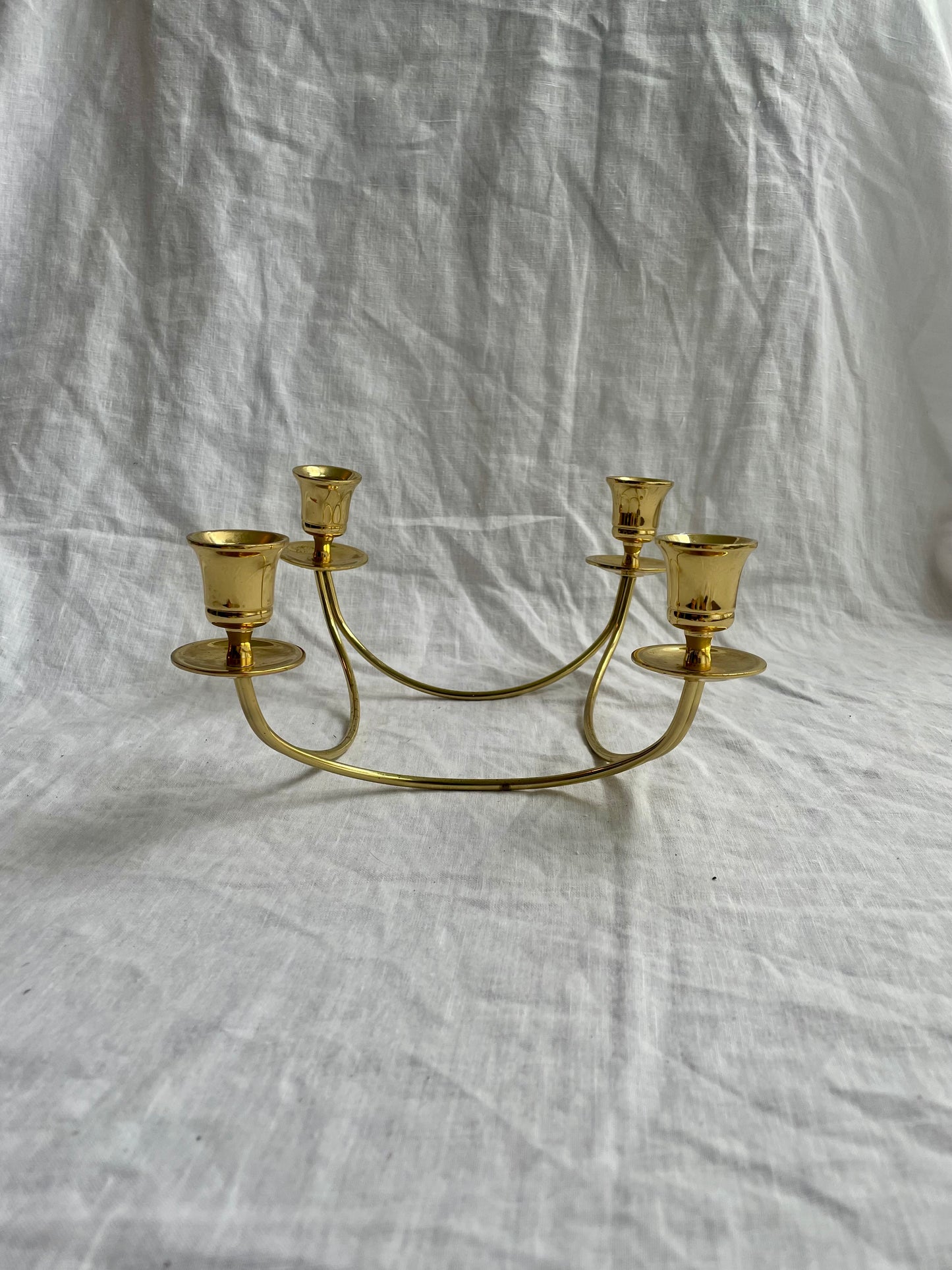 Brass candelabra