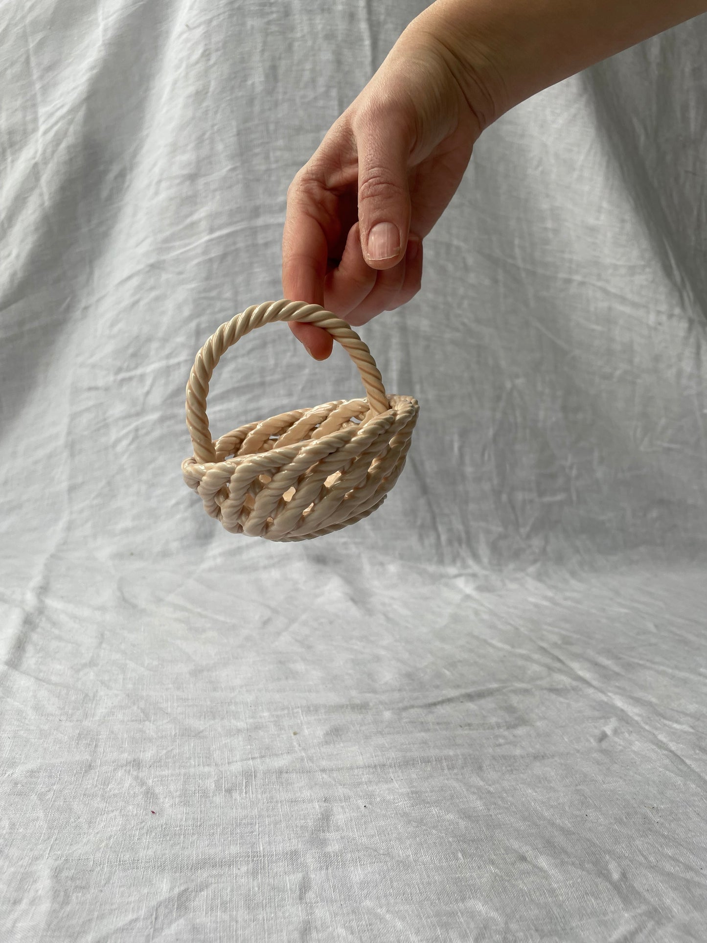 *SALE* Handmade ceramic basket