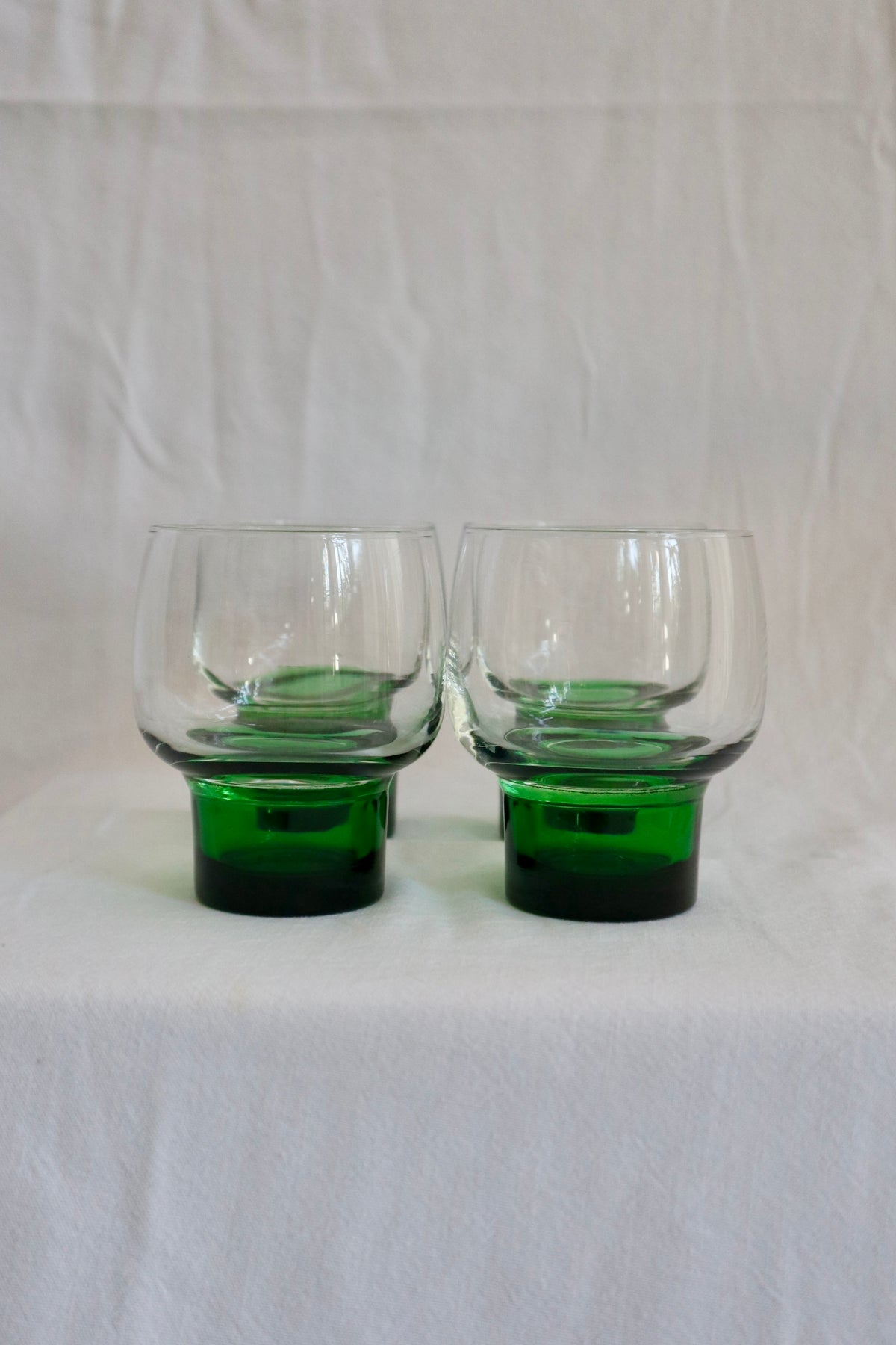 Set of 6 rare 1960s/70s French wine/cocktail glasses