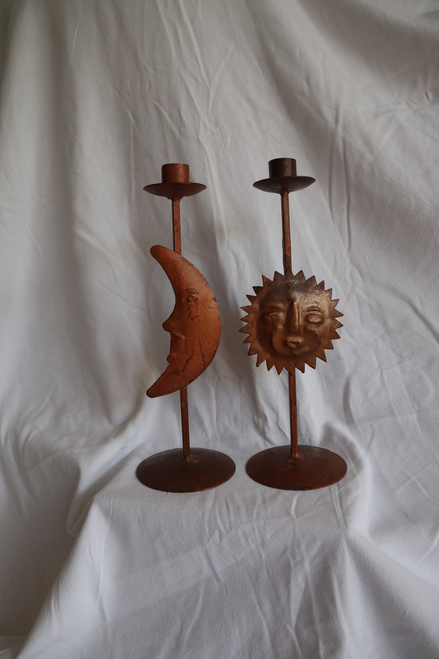 Celestial candlestick pair