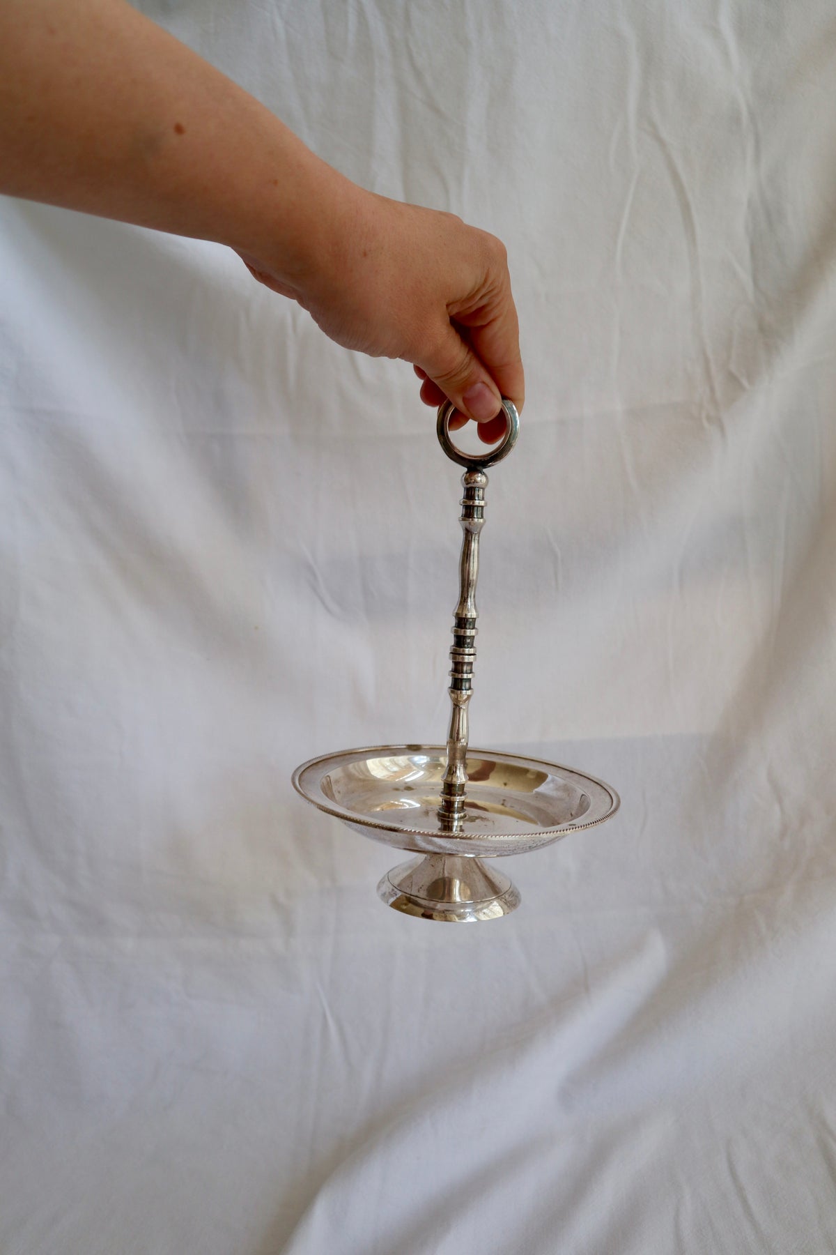 Antique French silver plated trinket/serving dish