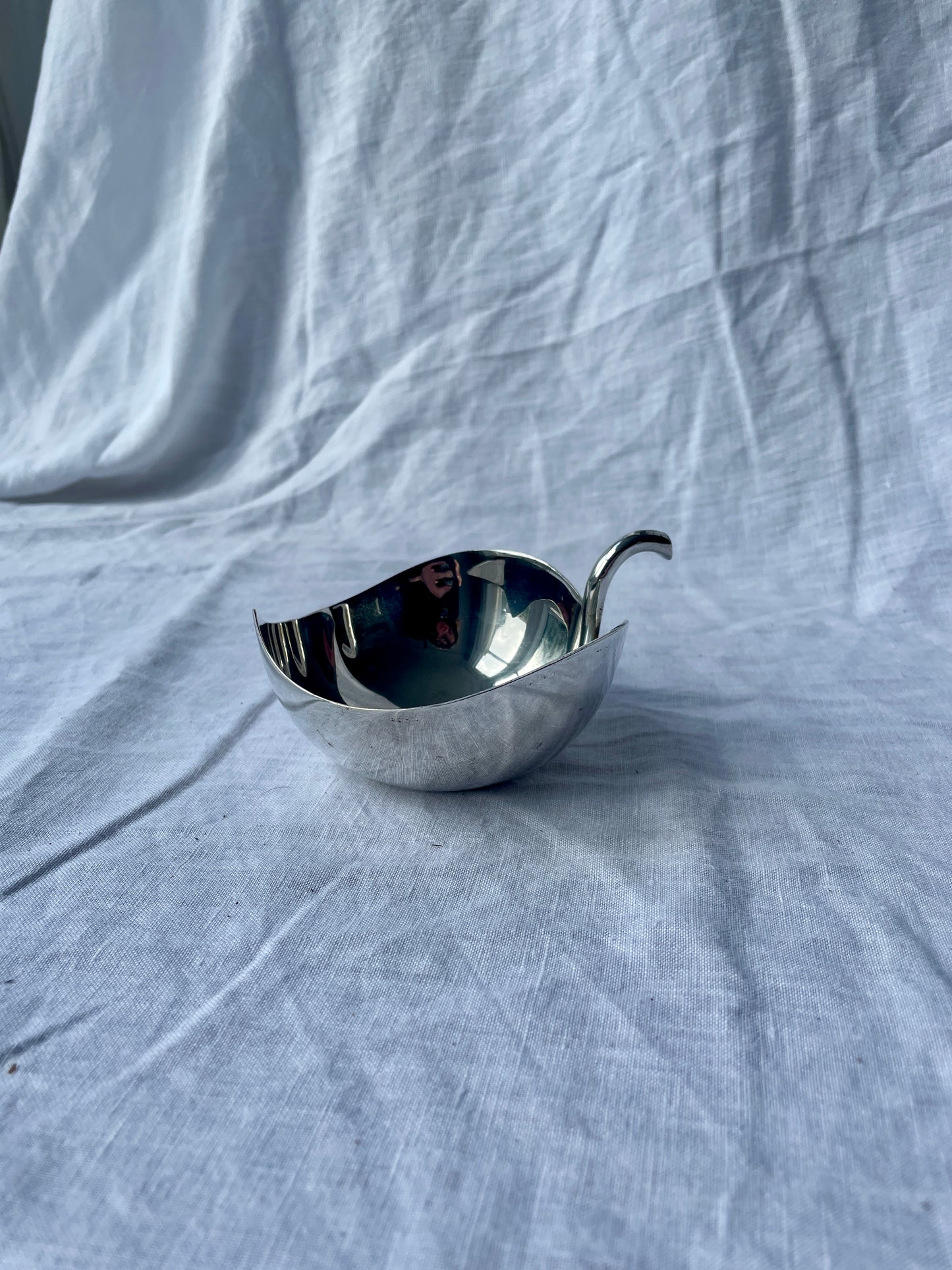 Rare French silver trinket dish