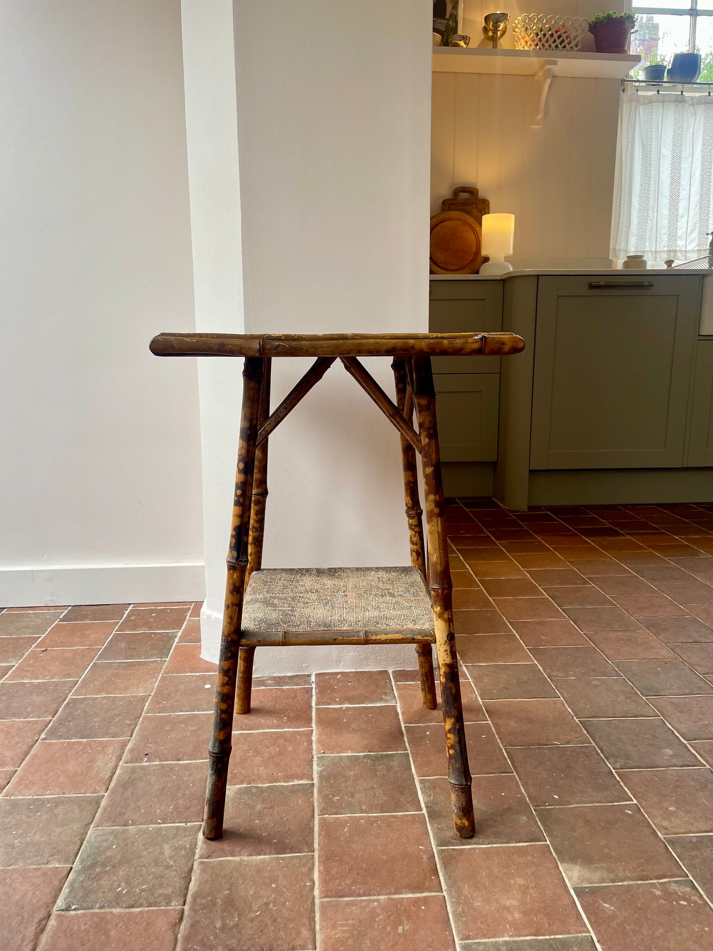 Edwardian bamboo side table