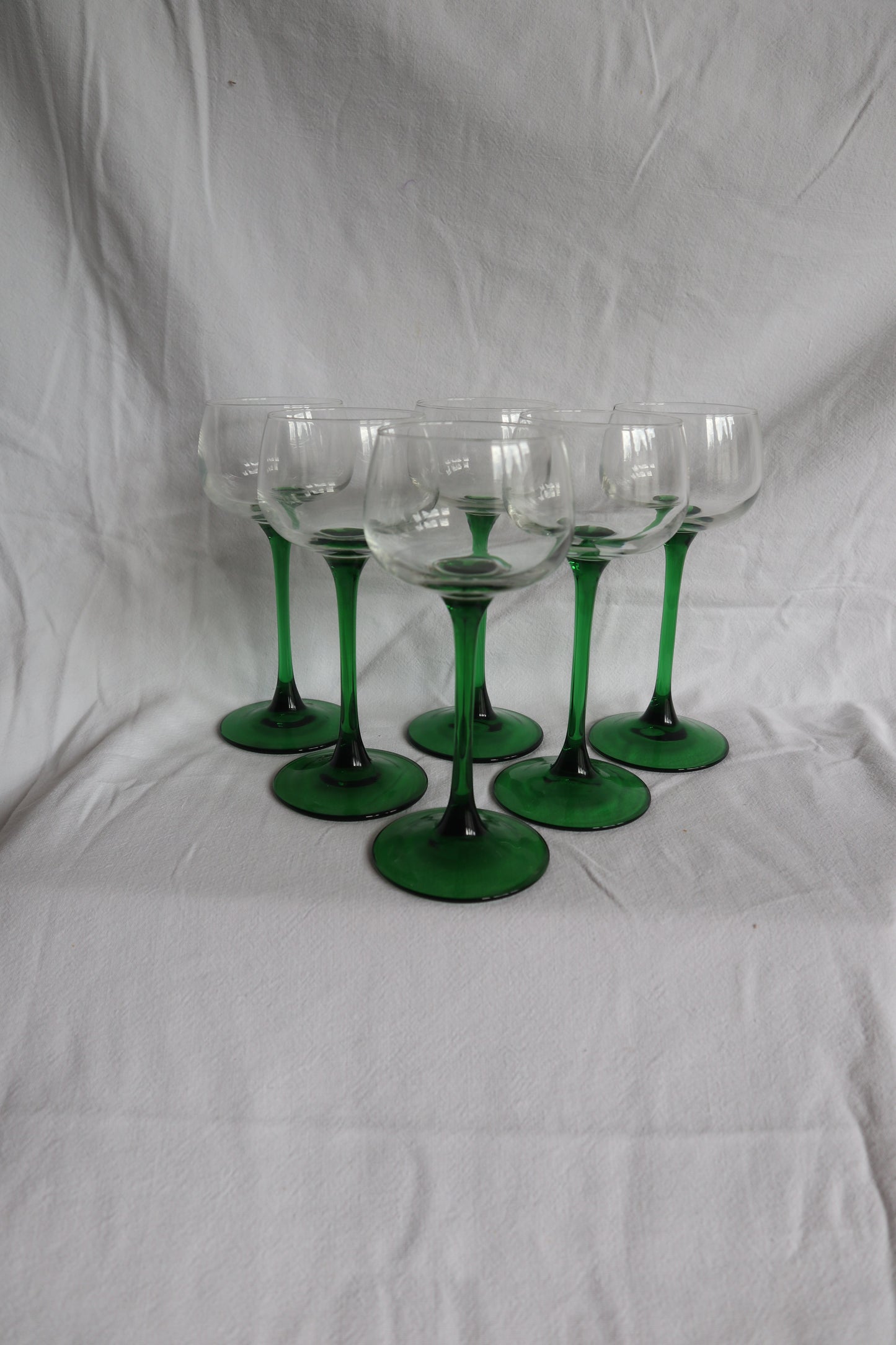Set of 6 mid-century cocktail glasses