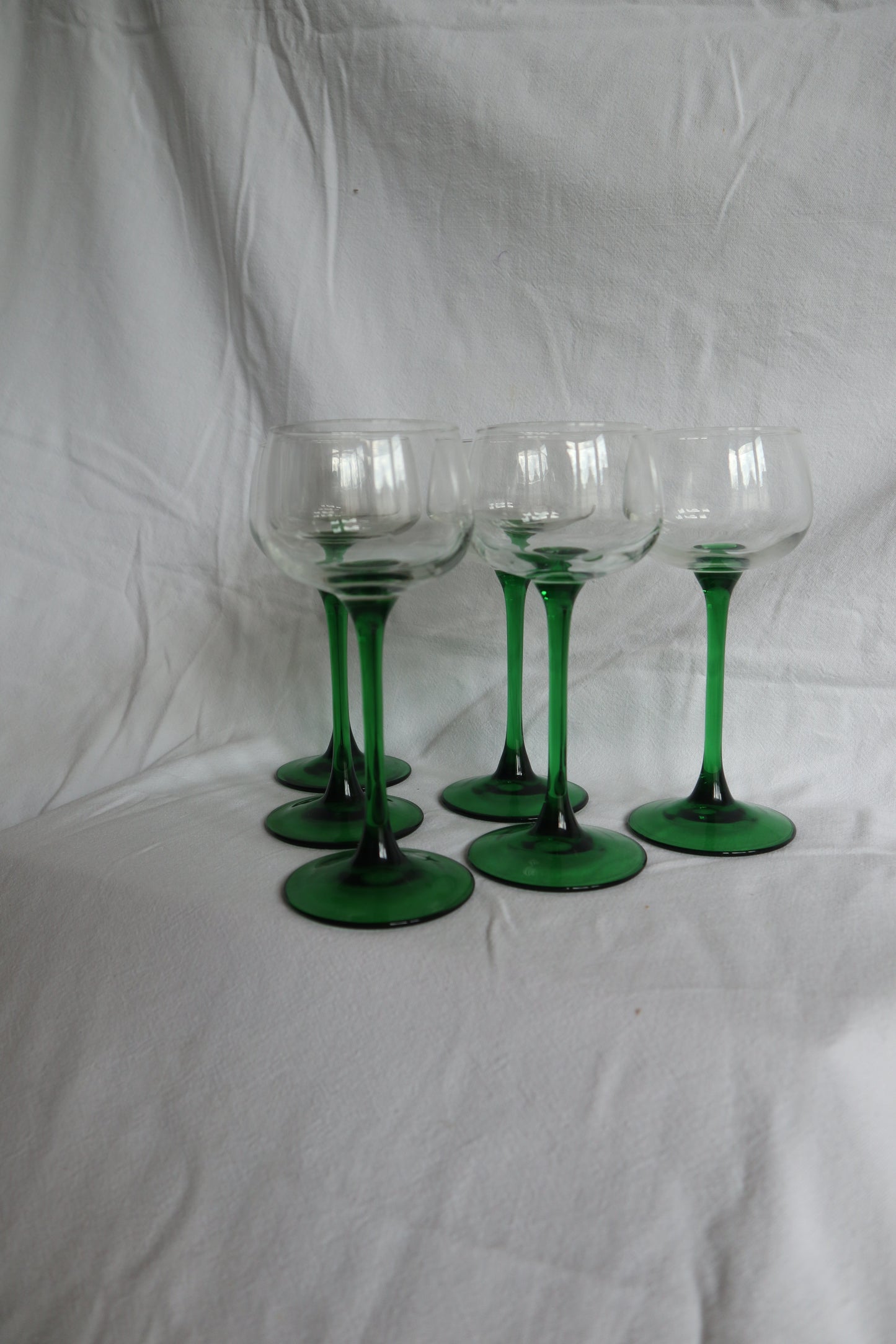 Set of 6 mid-century cocktail glasses