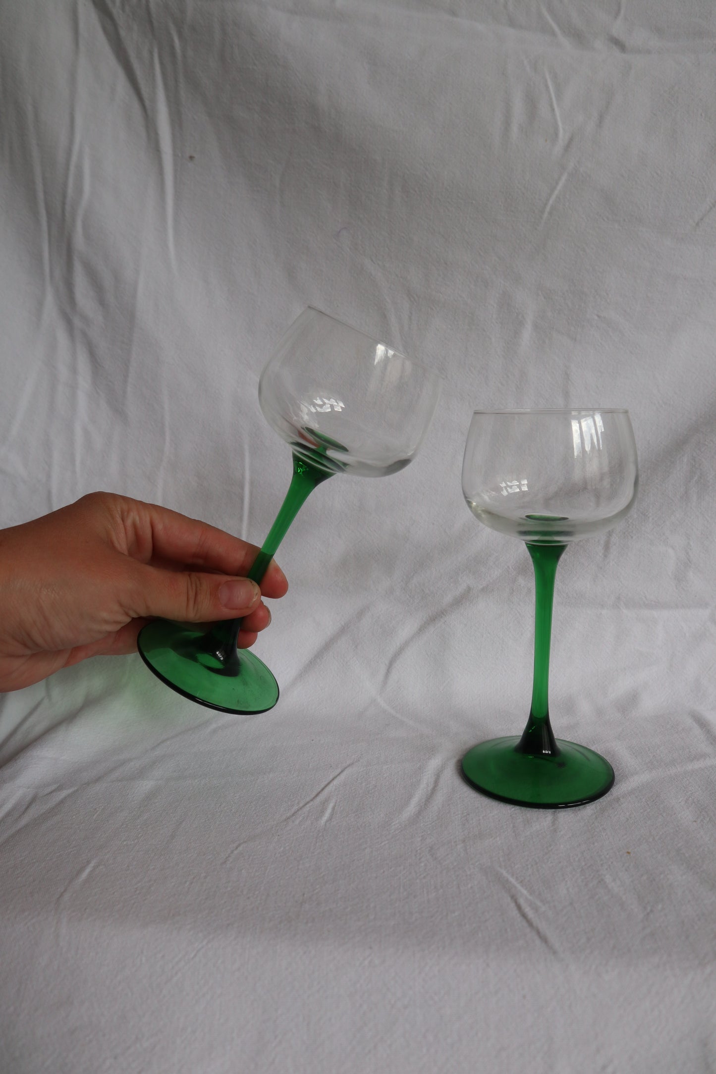 Set of 6 mid-century cocktail glasses