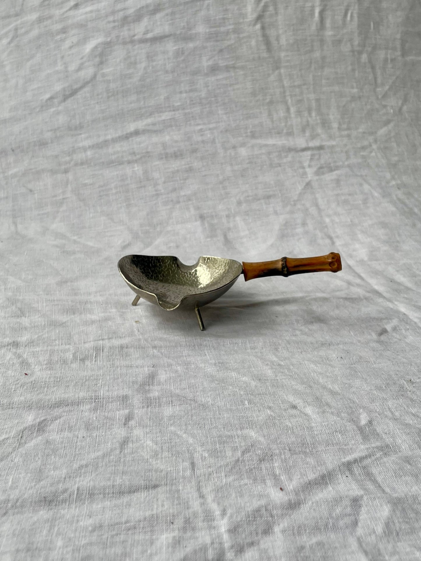 *SALE* Bamboo handle pewter trinket dish