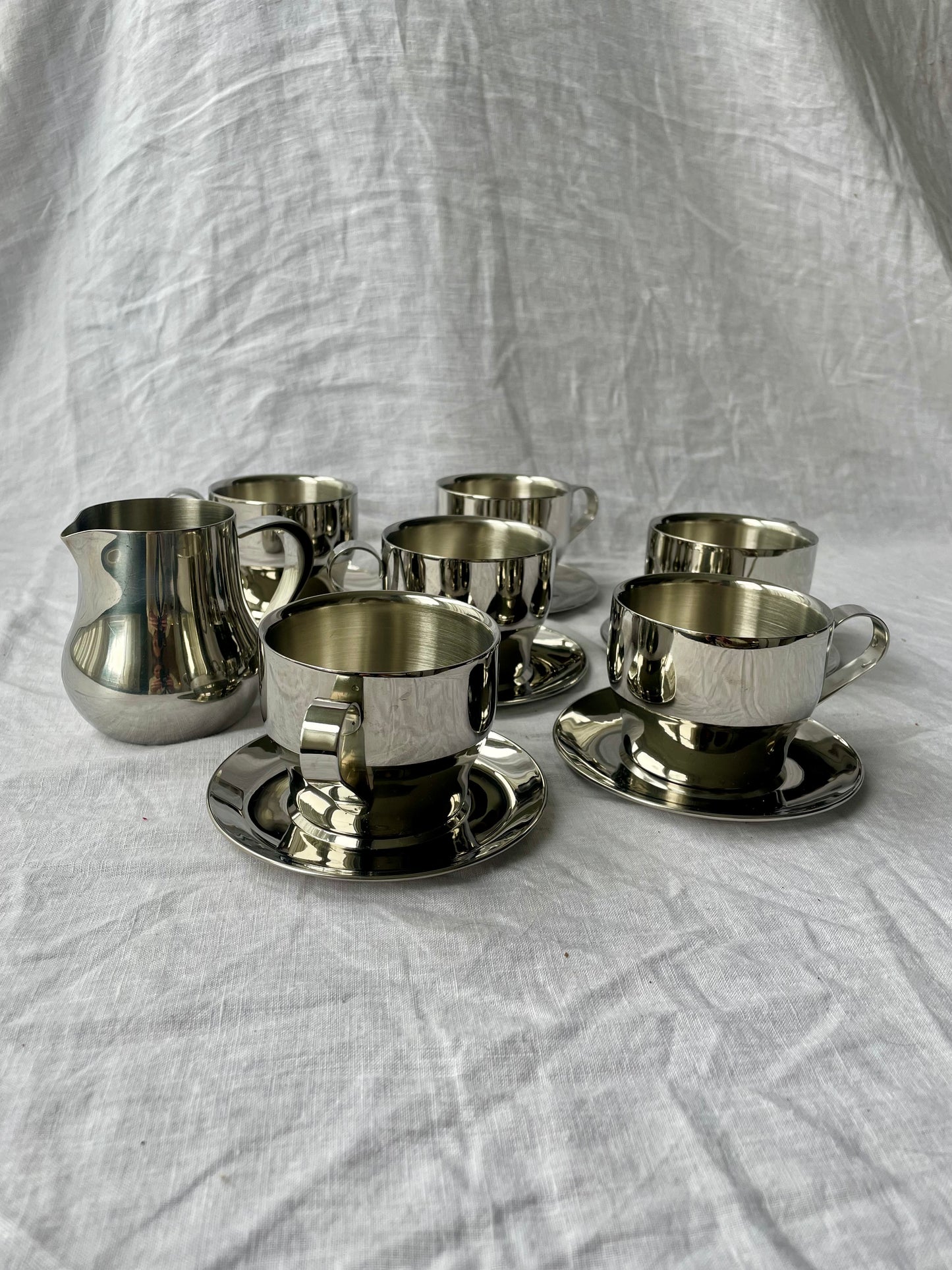 Stainless steel coffee set