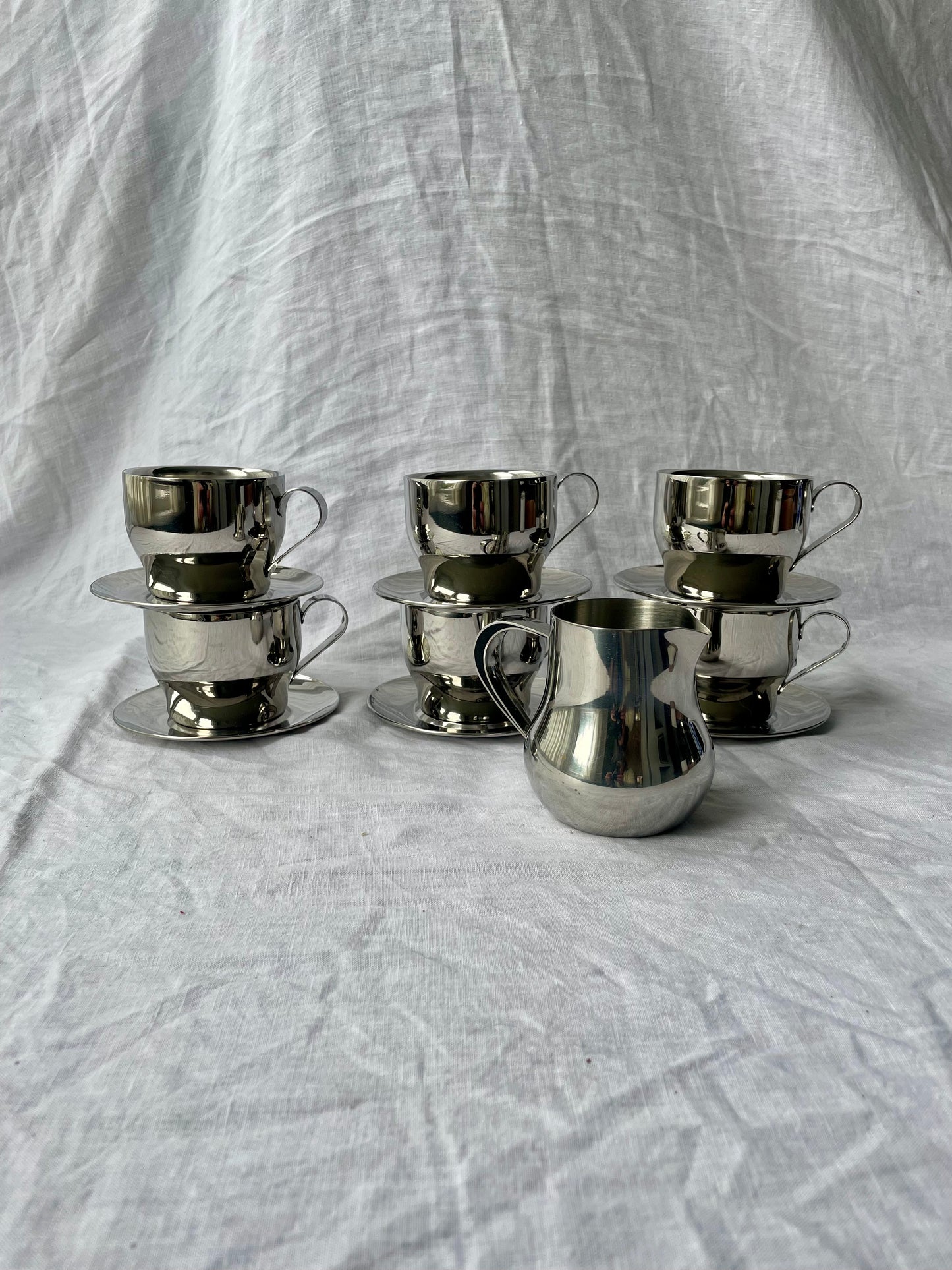 Stainless steel coffee set