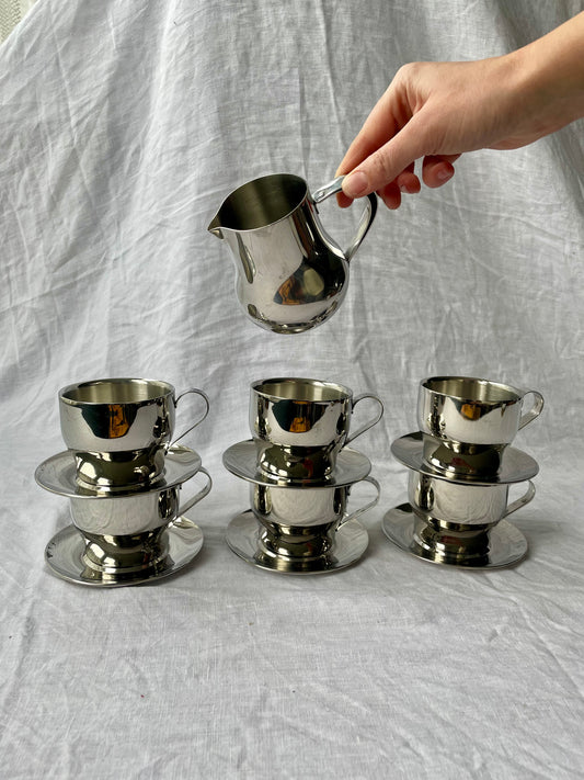 Stainless steel coffee set